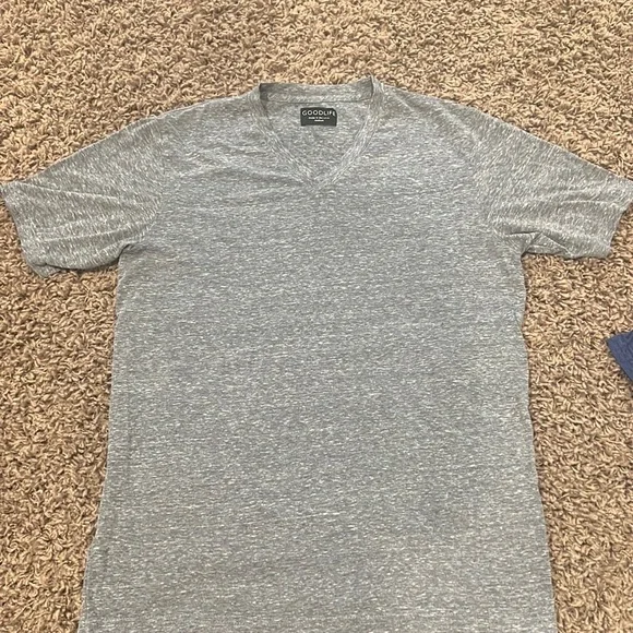 Goodlife Men's Short Sleeve Tees - Blue, Gray, Black - Picture 2 of 4